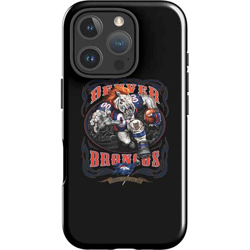 Liquid Blue NFL Denver Broncos Running Back iPhone 16 Pro Impact Case